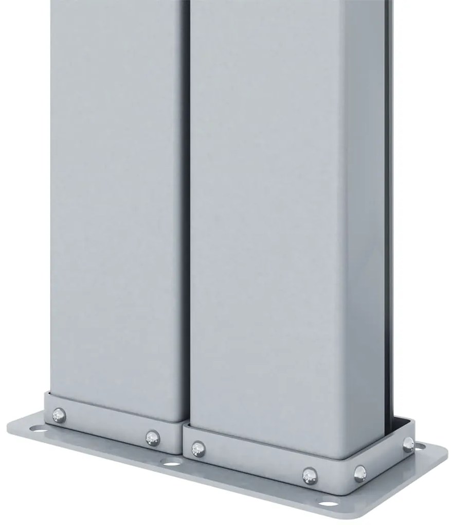 Toldo lateral retrátil 160x1000 cm cor creme