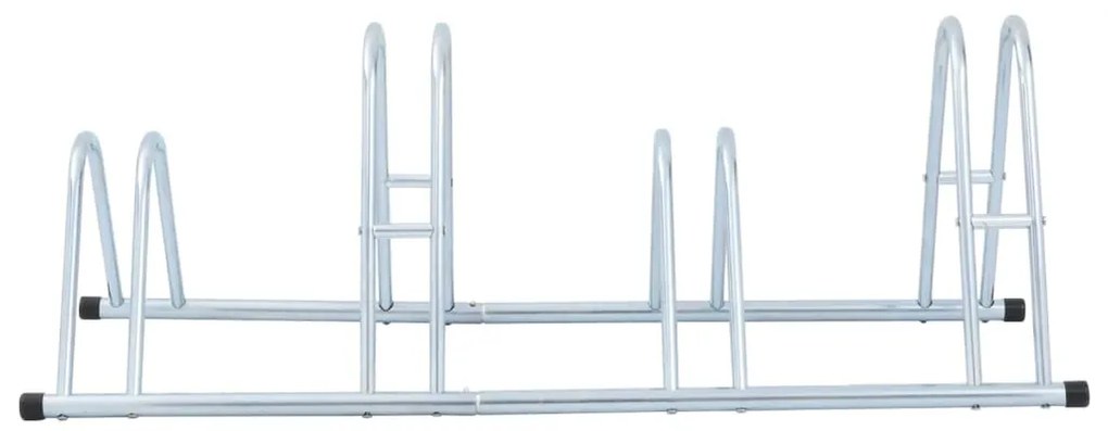 Suporte independente para 4 bicicletas aço galvanizado
