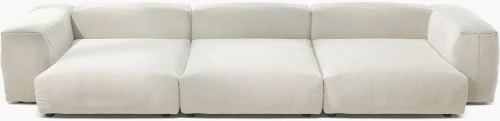 Sofá modular em veludo Vetsak (4 lugares)