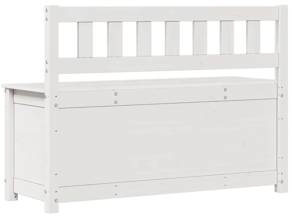 Banco 110x41x76,5 cm madeira de pinho maciça branco