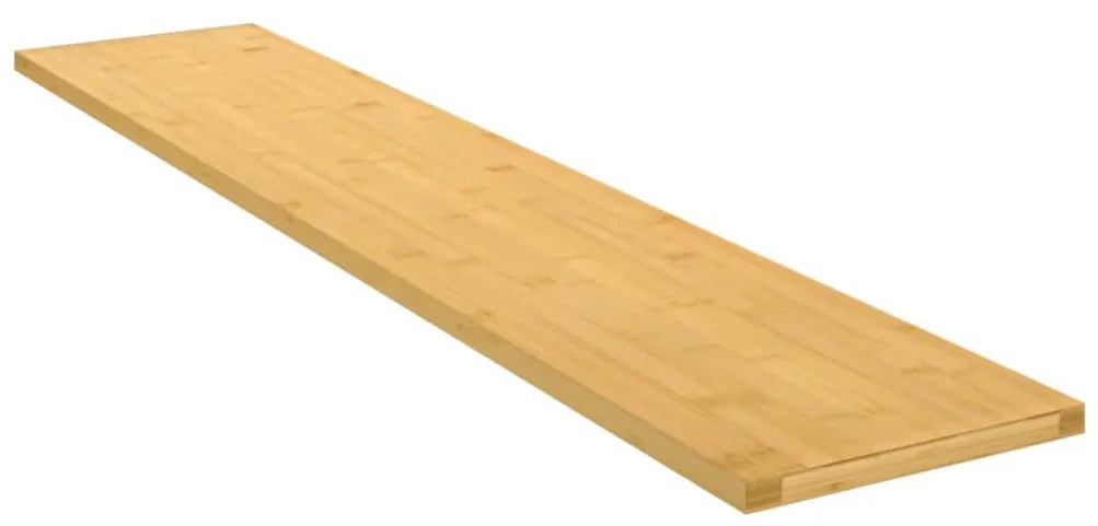 vidaXL Prateleira de parede 100x20x1,5cm bambu
