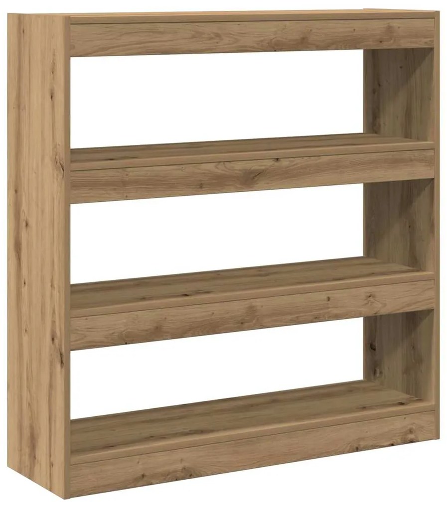 Cabide de Livros/Divisor de Ambientes em Carvalho Artesanal - 100x30x1