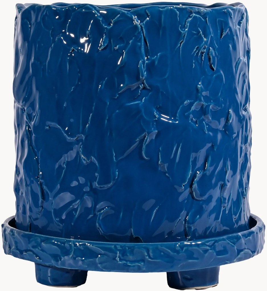Vaso artesanal Muddy, Alt 24 cm