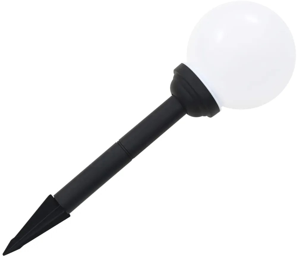 Candeeiro solar de exterior LED 8 pcs esférico 15 cm RGB