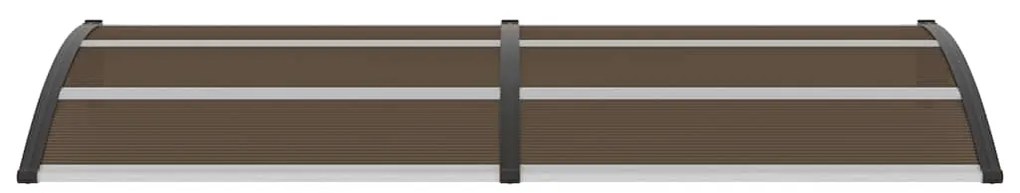 Toldo de porta 240x100 cm PC preto