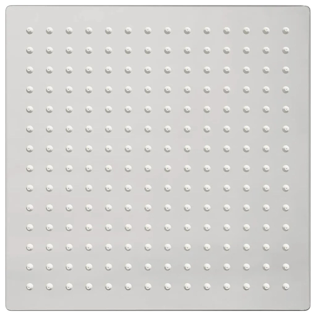 Cabeça de chuveiro quadrada em aço inoxidável 304 25x25 cm