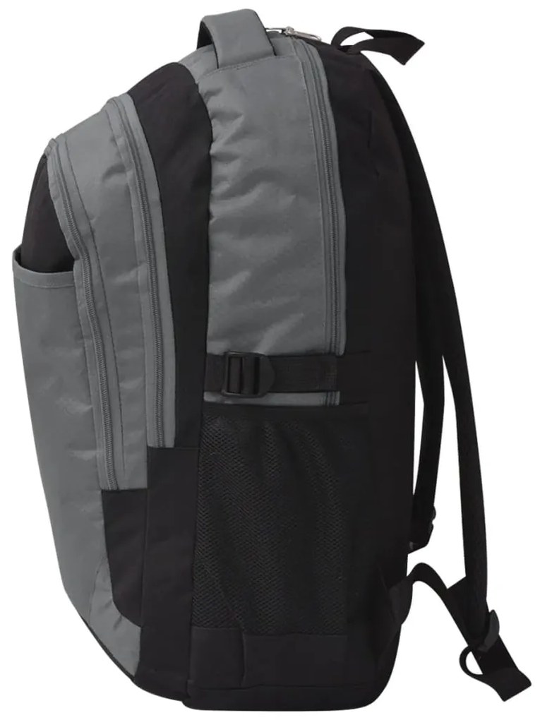 Mochila escolar 40 L preto e cinzento