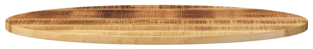 Tampo de mesa oval 140x50x3,8 cm madeira de mangueira maciça