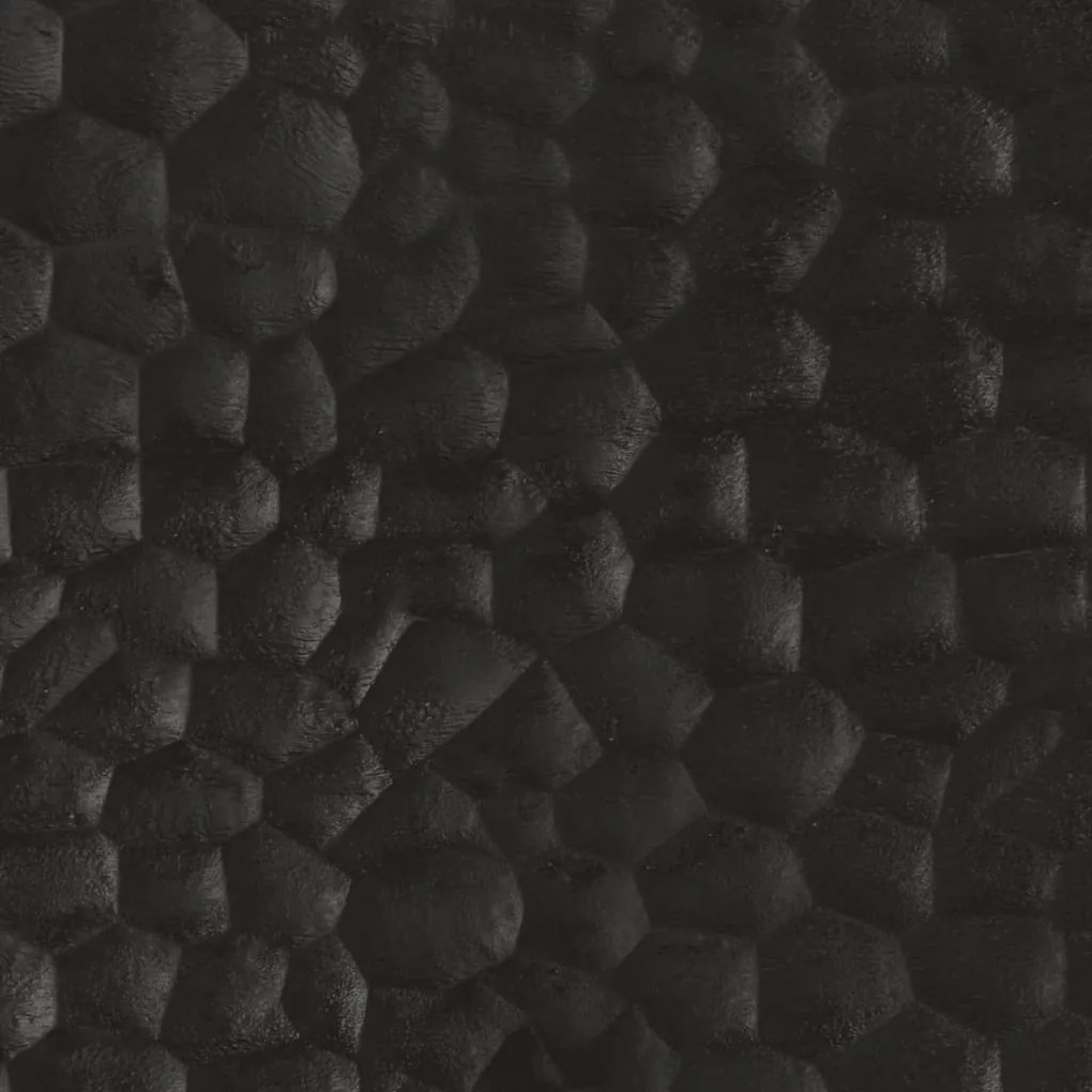 Móvel de TV 100x33x46 cm madeira de mangueira maciça preto