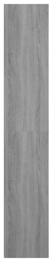 Estante 36x30x171 cm derivados de madeira cinzento sonoma