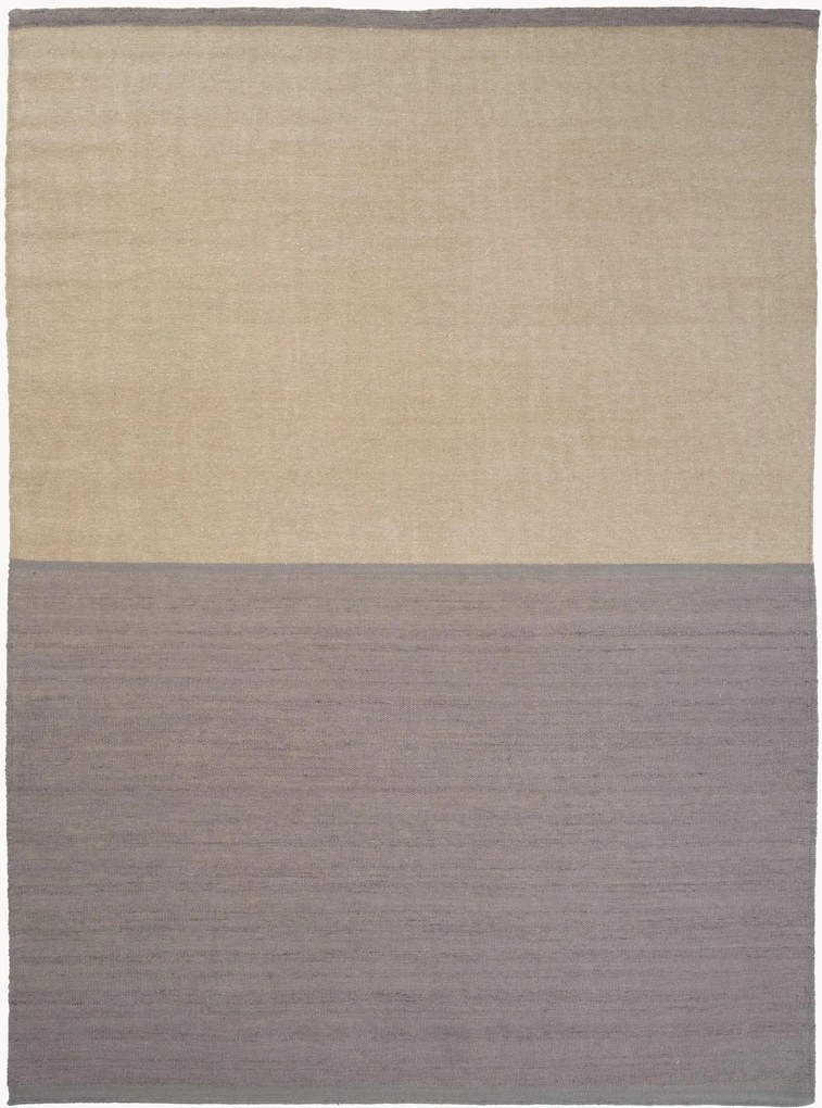 Tapete em lã artesanal de pelo baixo Future Seeds