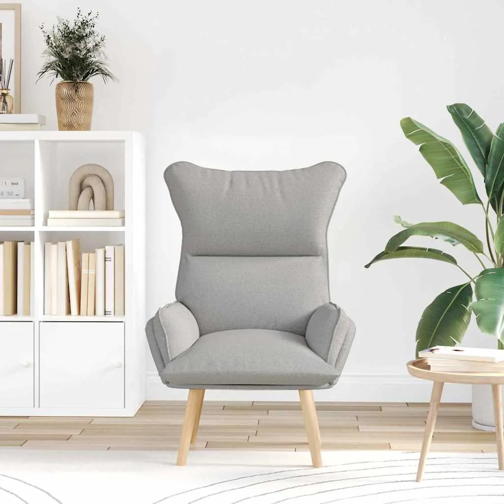 Poltrona Relaxante vidaXL Cinza Nuvem