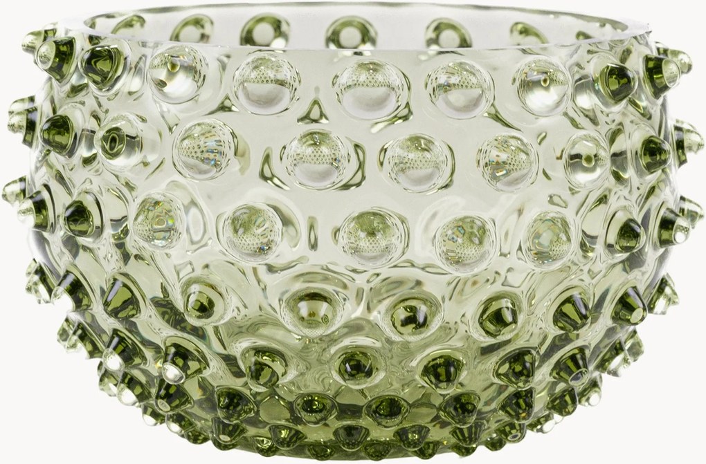 Taças para molhos artesanais Opaline Hobnail, conjunto de 4