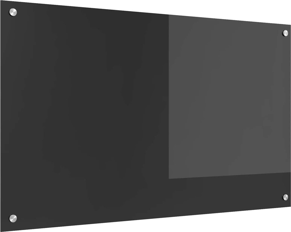 vidaXL Proteção de Cozinha Cinza Escuro 100 x 60 cm vidro temperado