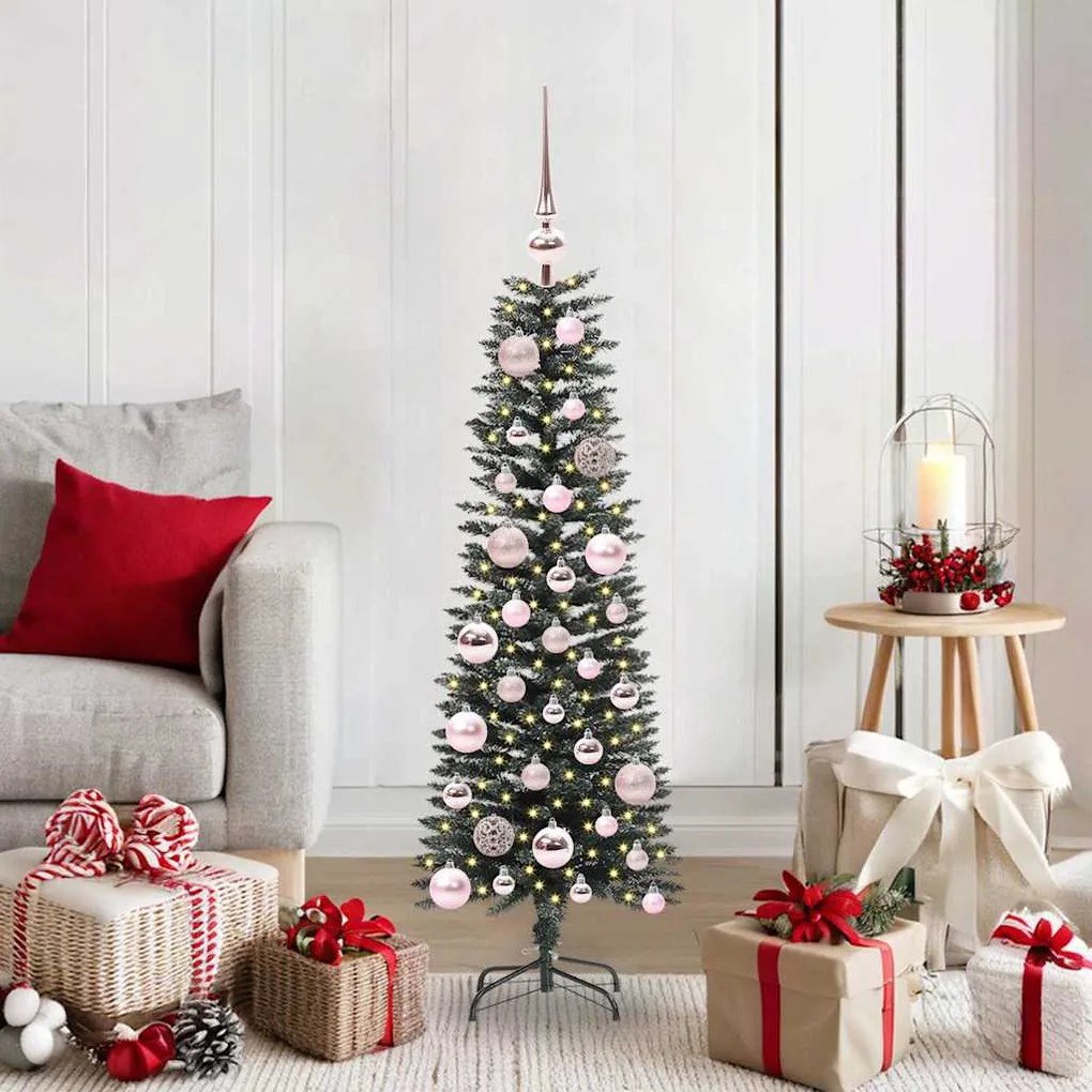 vidaXL Árvore de Natal Artificial Verde 120 cm PVC, Plástico e Aço