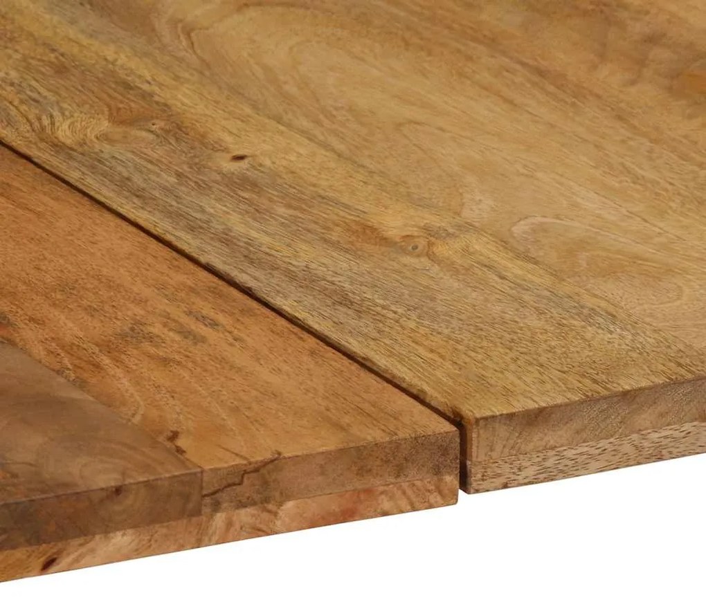 Mesa de jantar 140x70x75 cm madeira de mangueira maciça