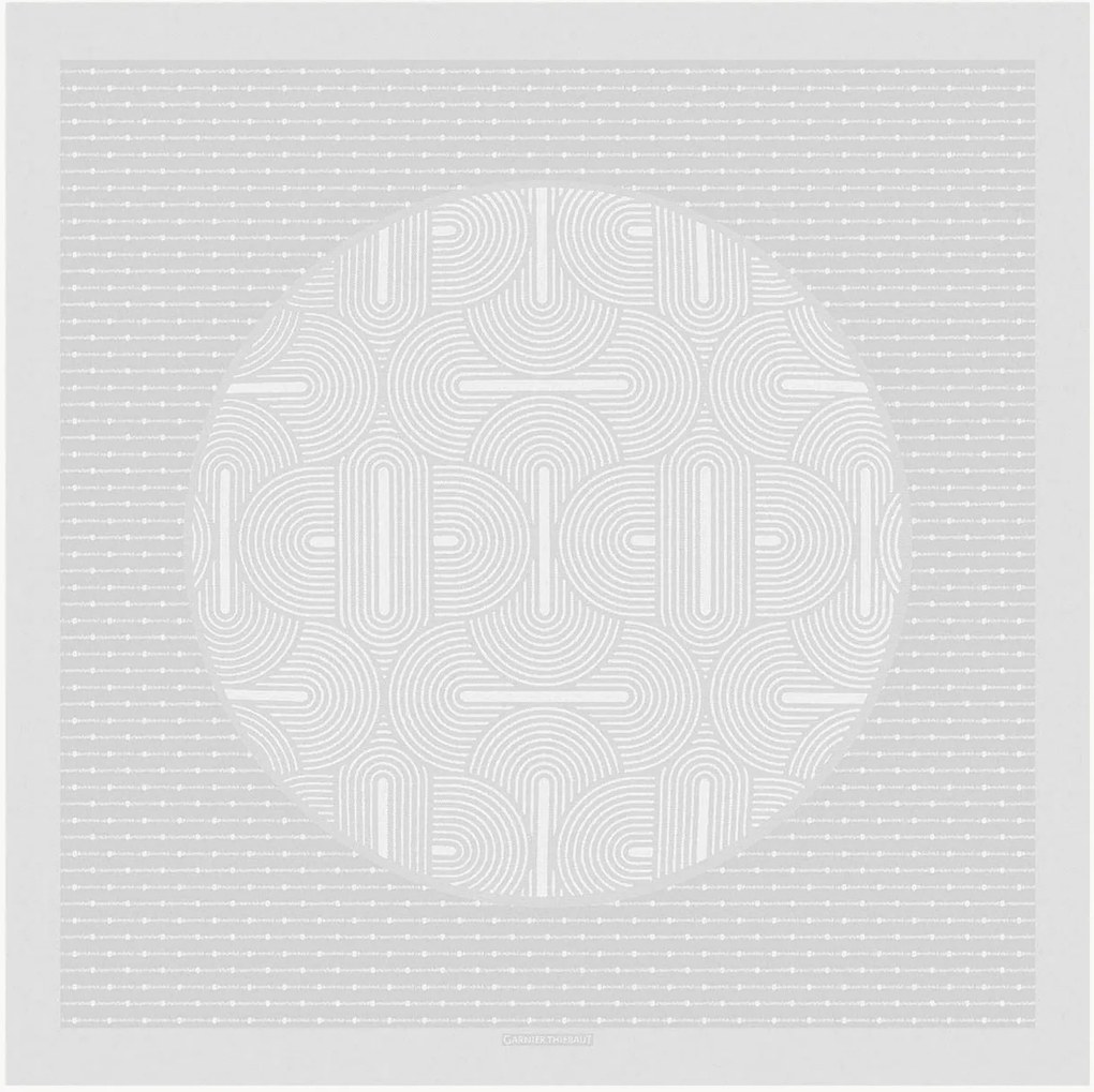 Toalha de mesa jacquard Le Cercle Blanc