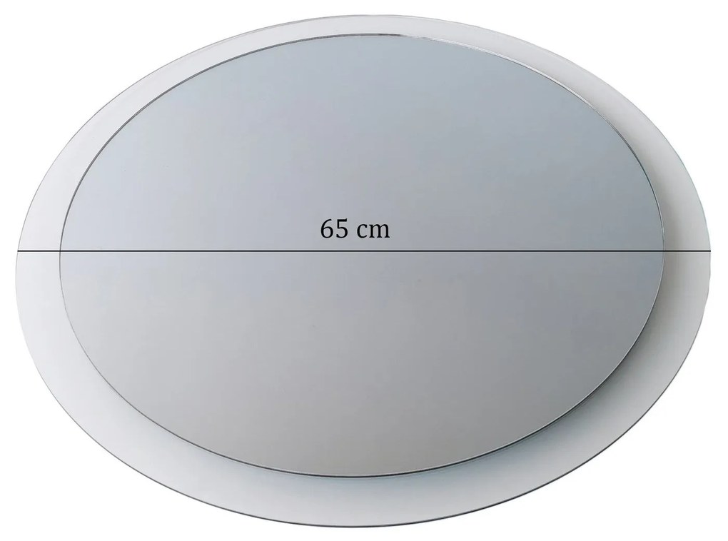 Espelho Aqua – Transparente – 65x65 cm