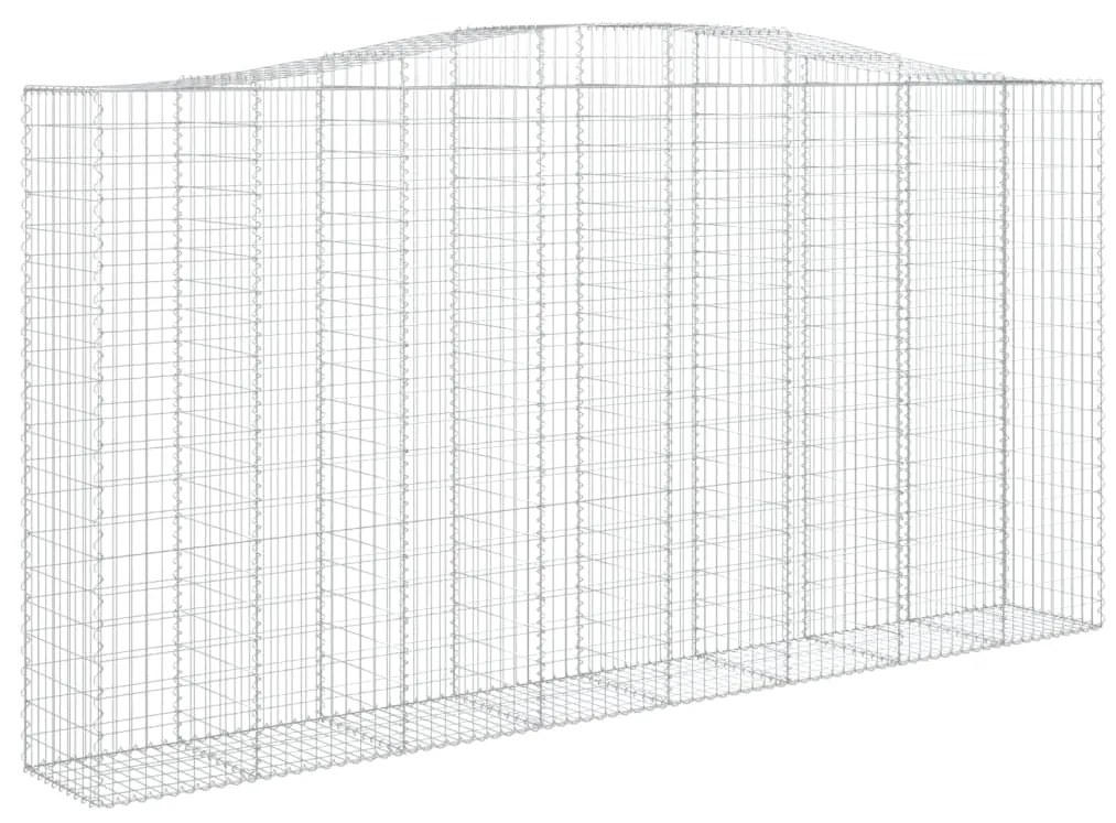 Cestos gabião arqueados 5pcs 400x50x200/220cm ferro galvanizado