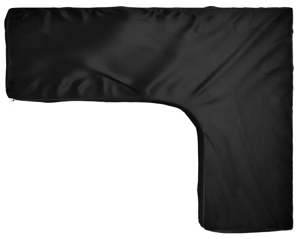 Capa em forma de L p/ mobília de jardim 18 ilhós 285x220x80 cm