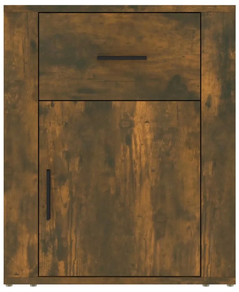 Mesa cabeceira 50x36x60 cm derivados madeira carvalho fumado