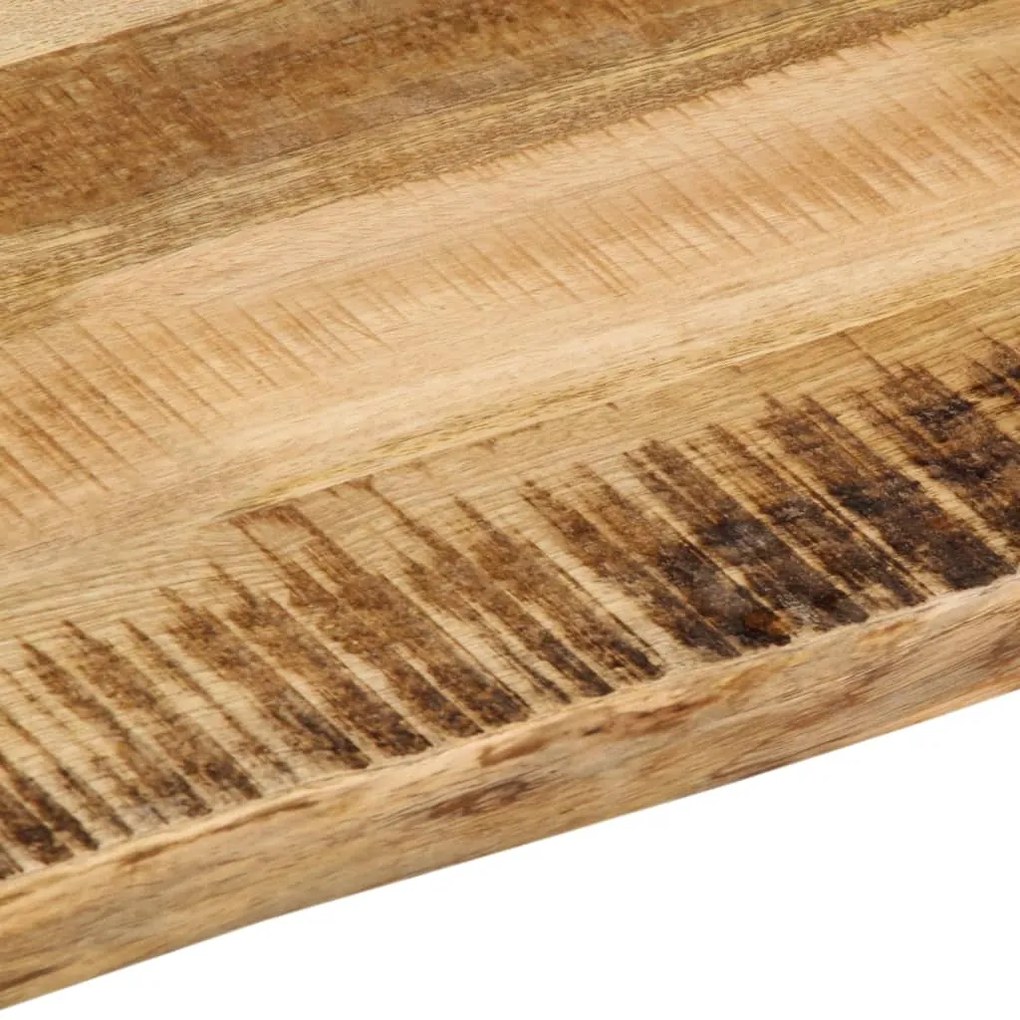 Tampo de mesa c/borda viva 100x80x3,8cm mangueira áspera maciça
