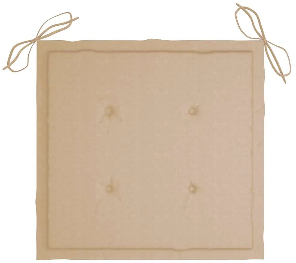 Cadeiras exterior dobráveis c/ almofadões 4 pcs acácia maciça