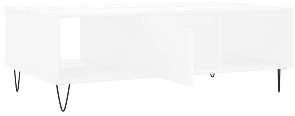 Mesa de centro 104x60x35 cm derivados de madeira branco