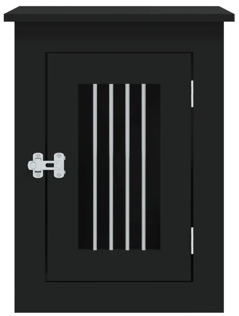 Móvel casota para cão 45x62x59 cm derivados de madeira preto