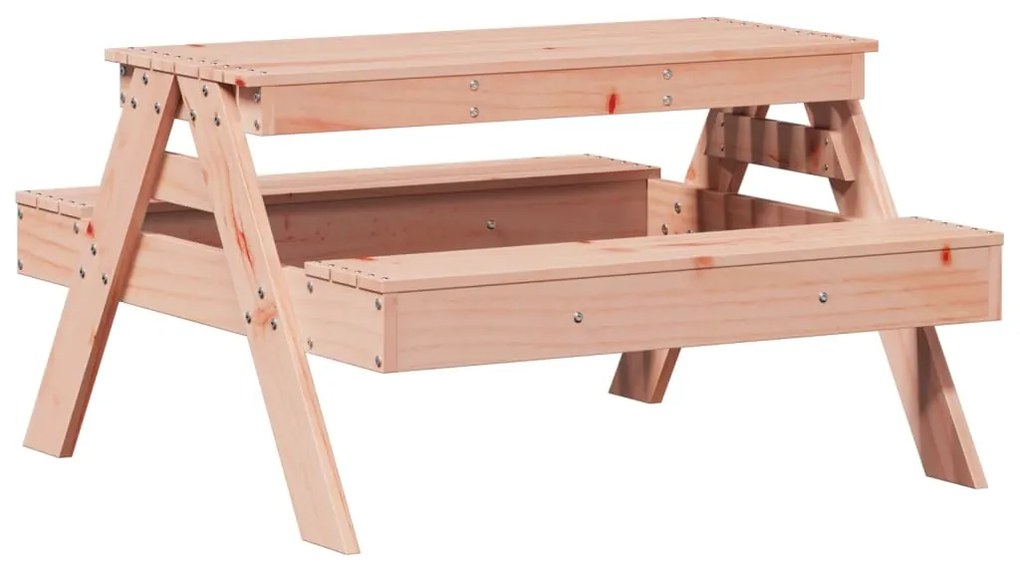 Mesa piquenique p/ crianças 88x97x52 cm madeira douglas maciça