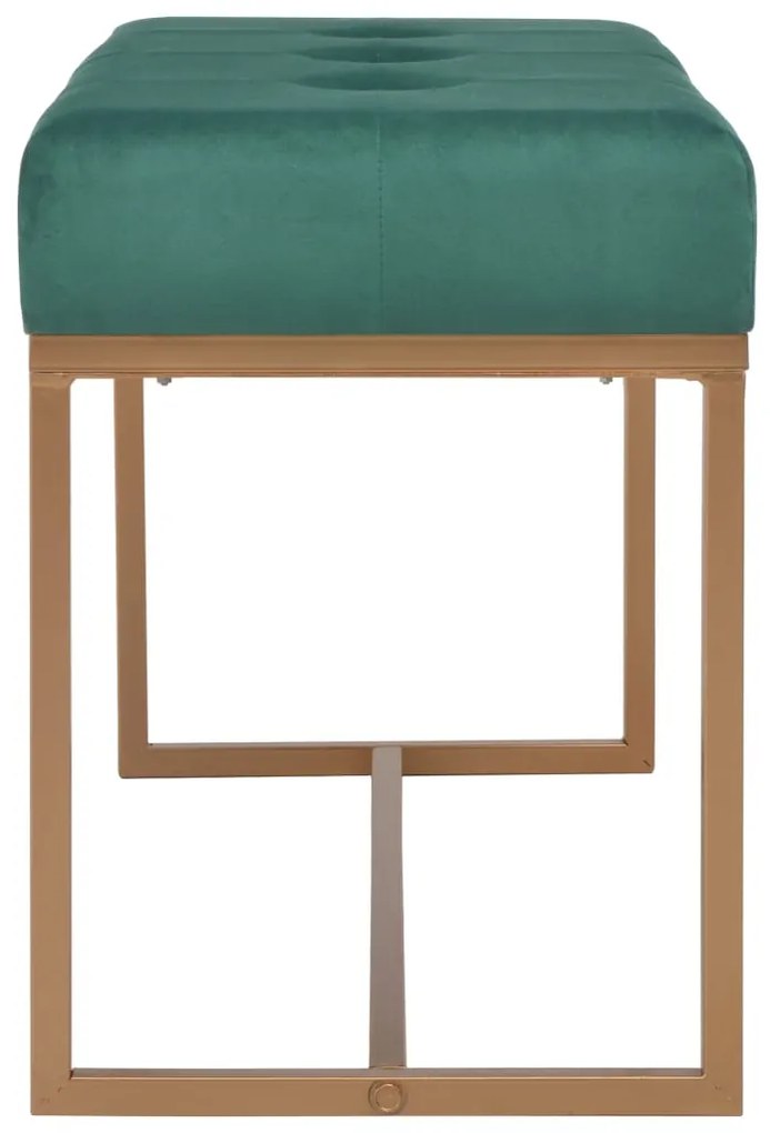 Banco 80 cm veludo verde