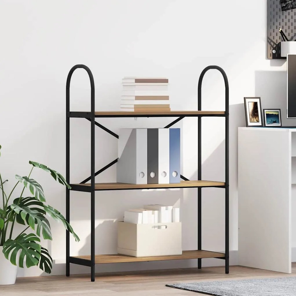 vidaXL Estante Carvalho Artesanal 80 x 30 x 109 cm Madeira processada