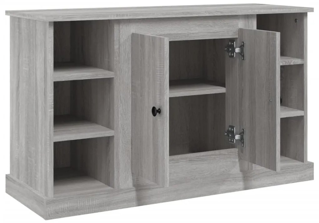 Aparador 100x35,5x60 cm derivados de madeira cinzento sonoma