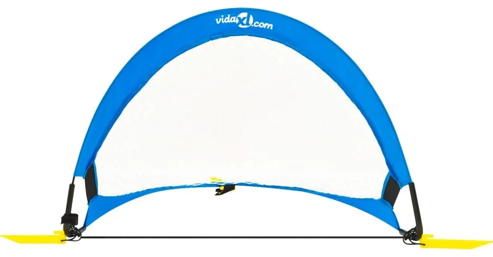Baliza de futebol infantil 2 pcs 75,5x46x48 cm