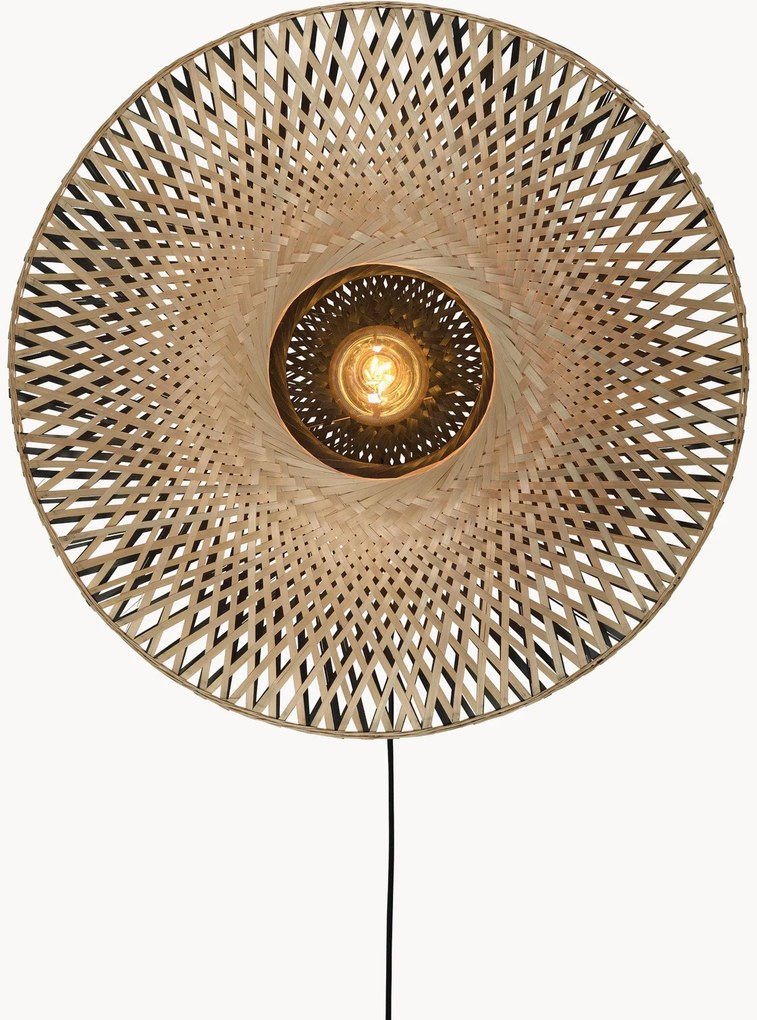 Candeeiro de parede em bambu Kalimantan