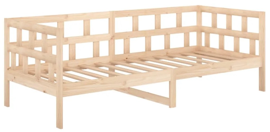 Sofá-cama 80x200 cm madeira de pinho maciça
