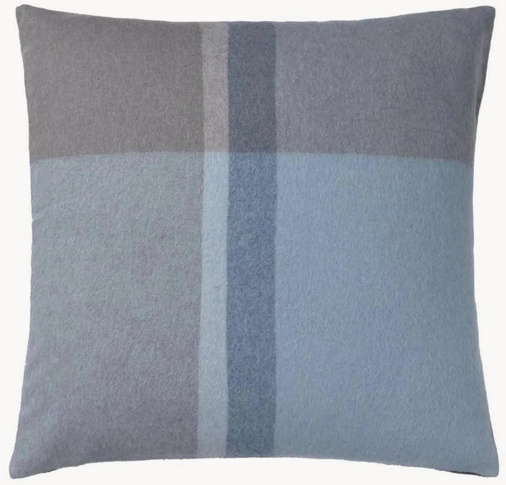 Capa de almofada reversível em lã de alpaca Manhattan