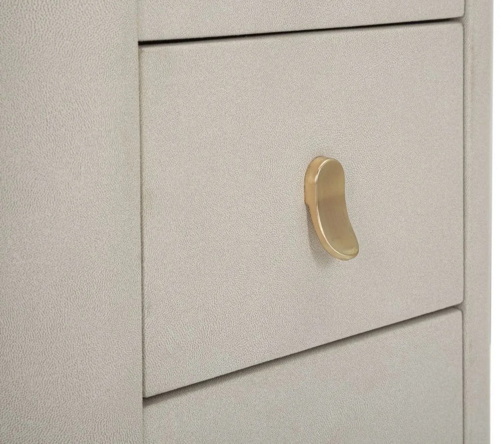 TOUCADOR BEAUTY 120X40X75 CM CREME E DOURADO
