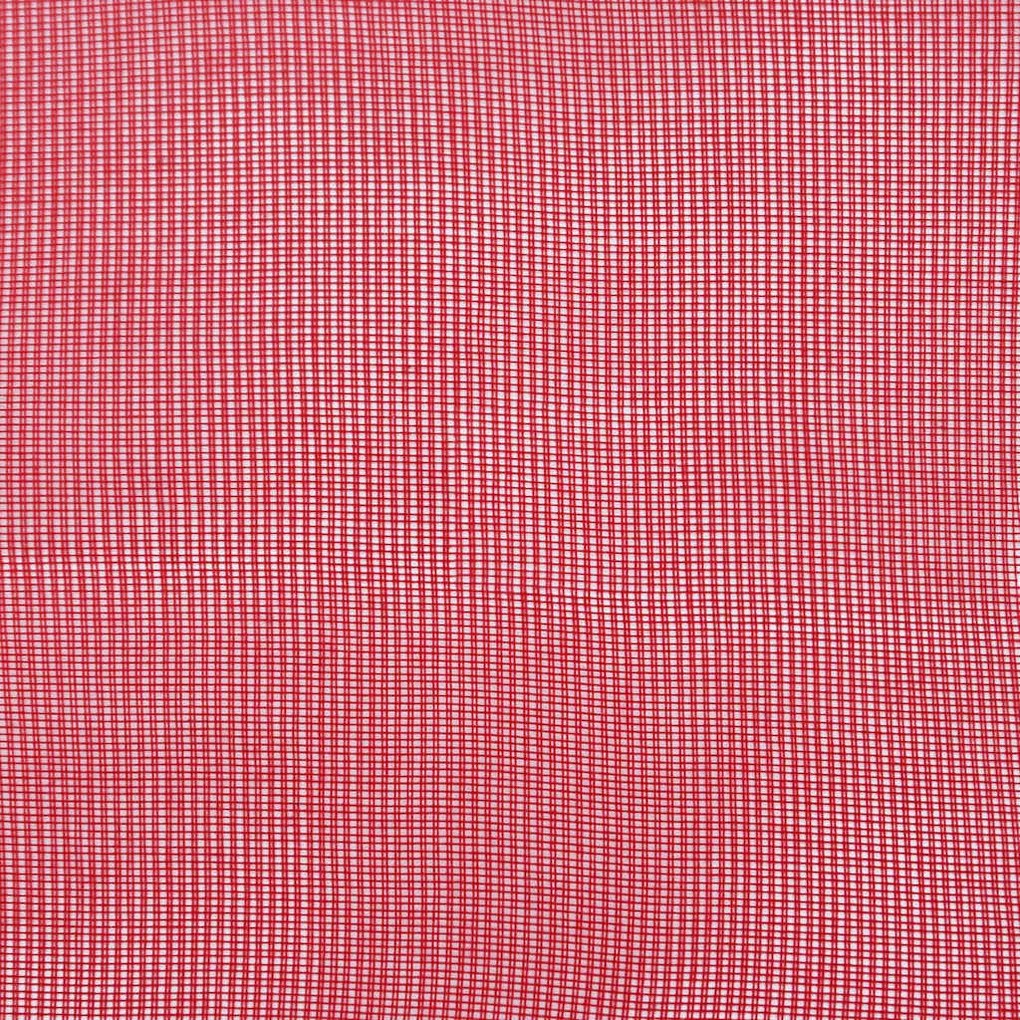 Cortinas de voile com ilhós 2 pcs vermelho tinto