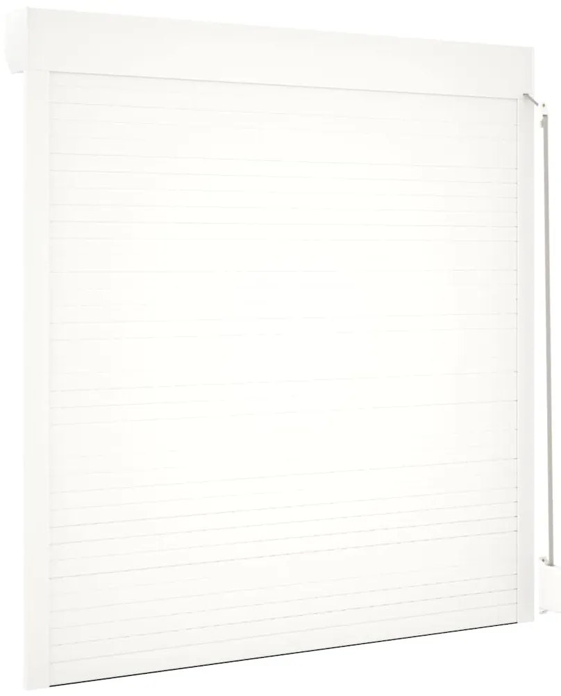 Persiana de enrolar em alumínio 140x150 cm branco