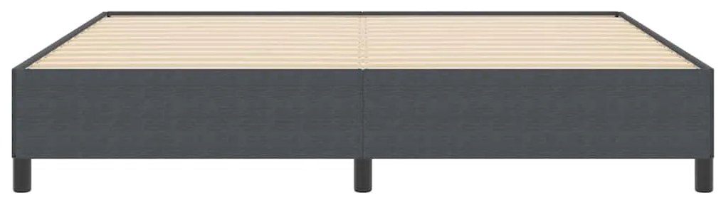 Estrutura de Cama vidaXL Cinza Escuro 200x200 cm Tecido Cotelê