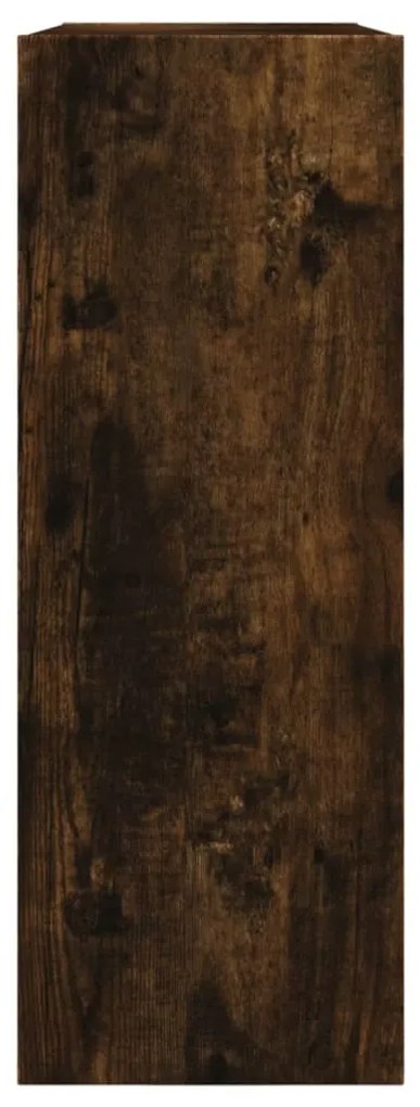 Sapateira 80x21x57 cm derivados de madeira carvalho fumado