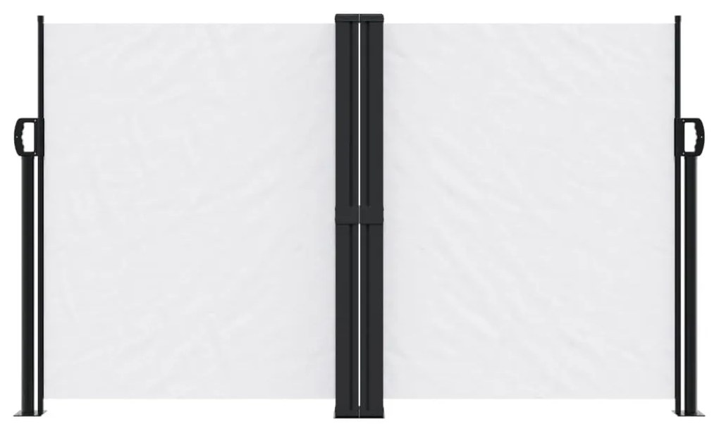 Toldo lateral retrátil 140x1000 cm branco