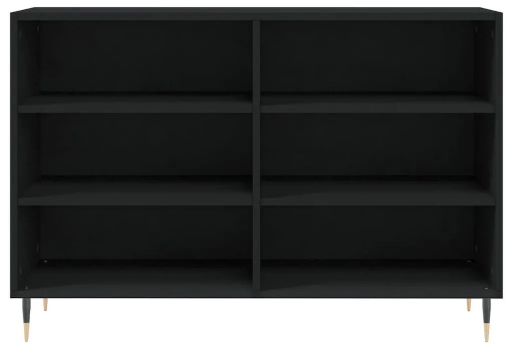 Aparador 103,5x35x70 cm derivados de madeira preto