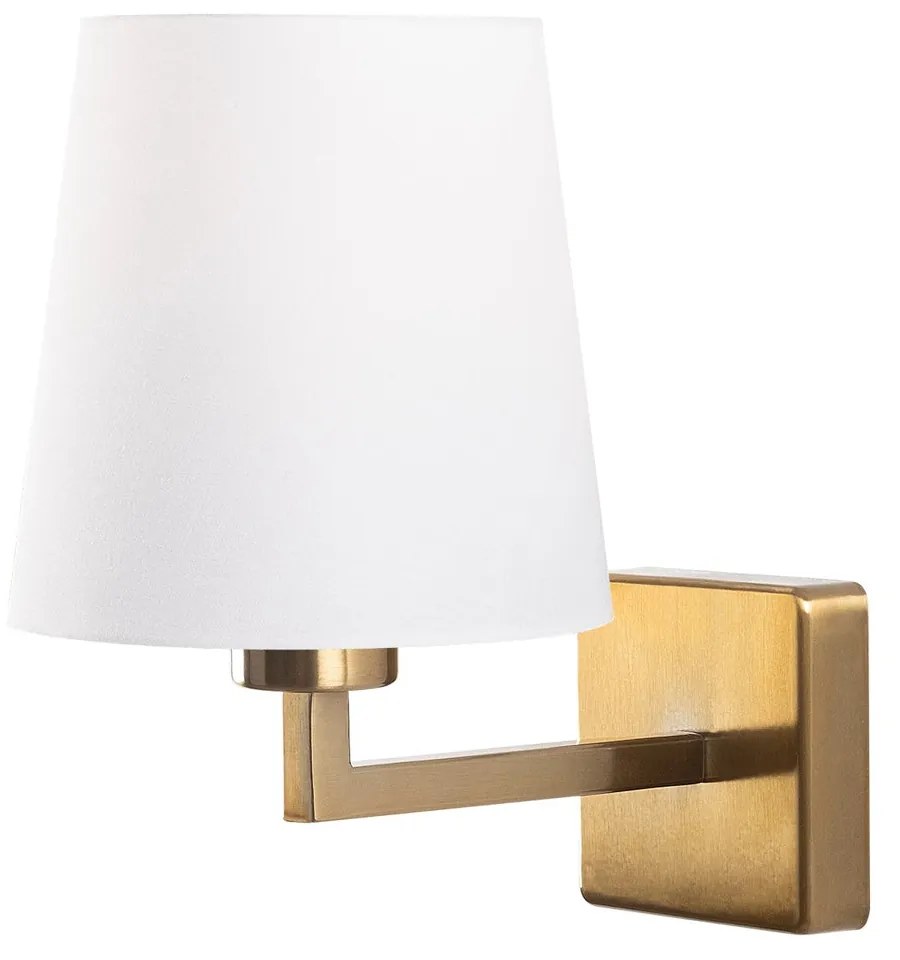Candeeiro de Parede Profil – Branco Dourado – 18 x 24 cm