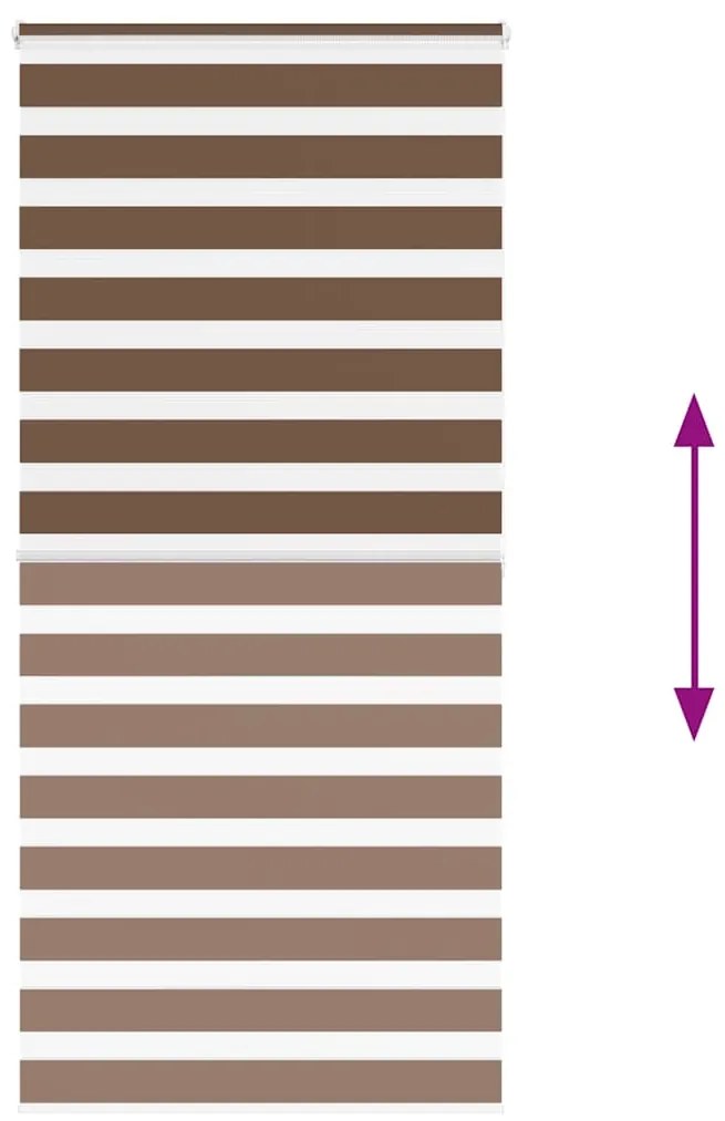 Cortina de zebra 115x200 cm largura do tecido 110,9cm poliéster