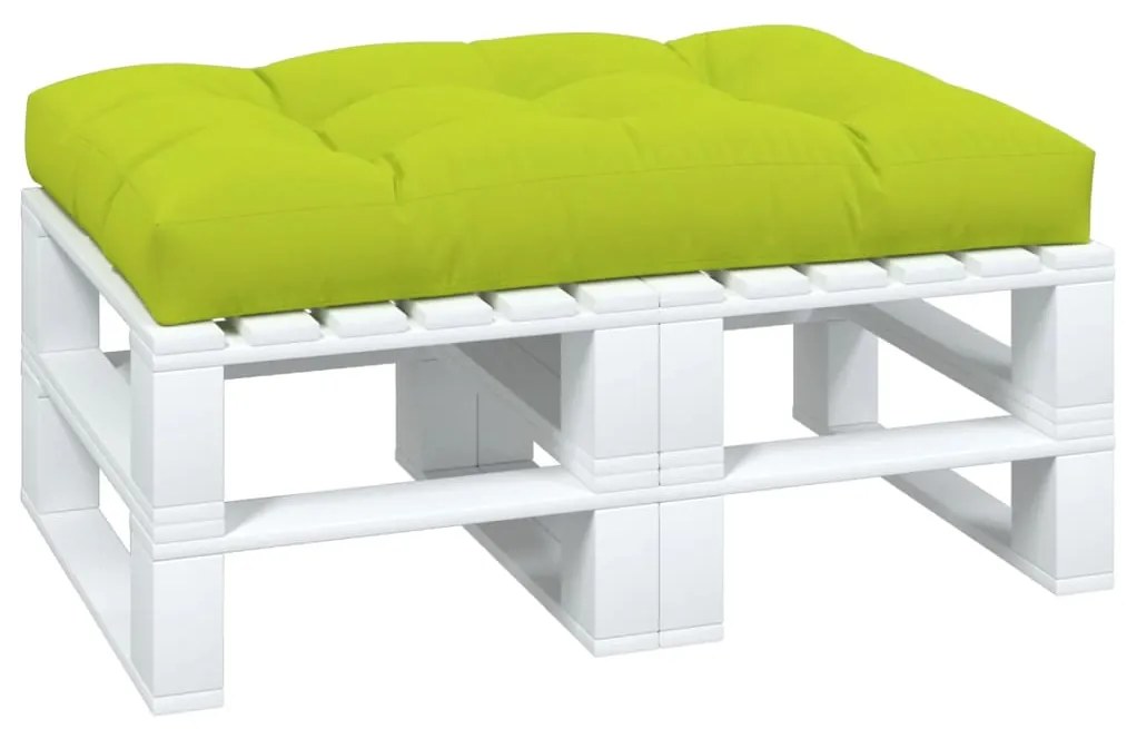 Almofadão p/ móveis paletes 120x80x12cm tecido verde brilhante