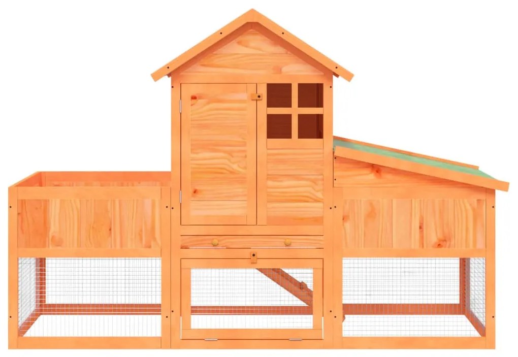 Coelheira 170x63x113 cm pinho maciço castanho