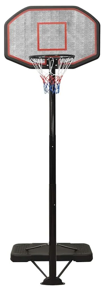 Tabela de basquetebol 258-363 cm polietileno preto