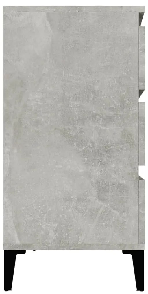 Aparador 60x35x70 cm derivados de madeira cinzento cimento